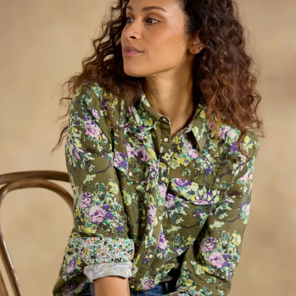 Linen Floral Shirt Sundance